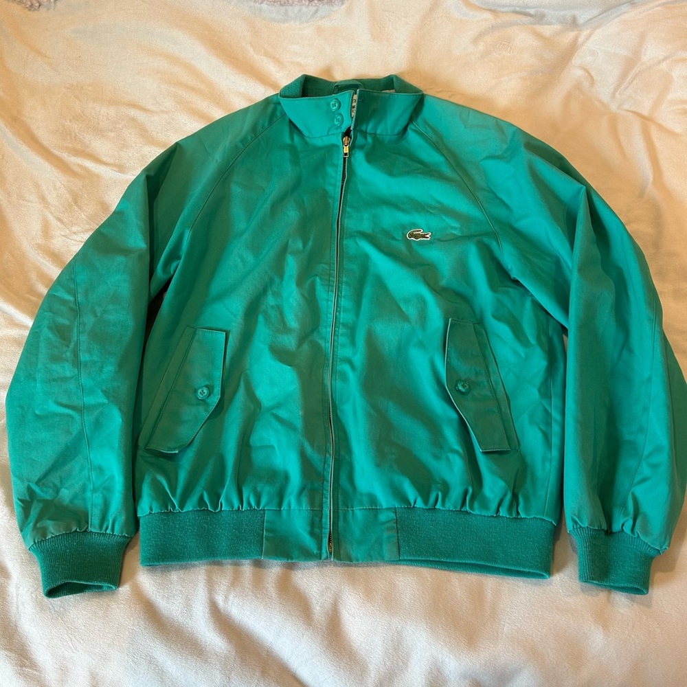 Vintage Lacoste x Izod Bomber Jacket mens M